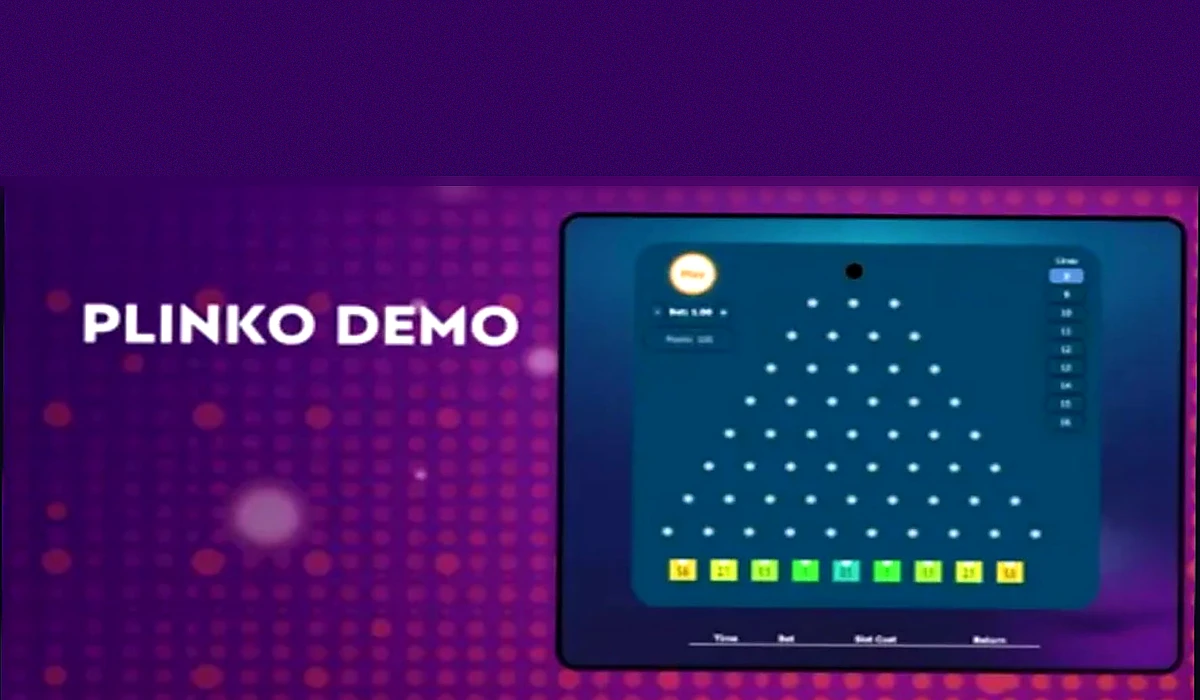 Plinko game art pegs