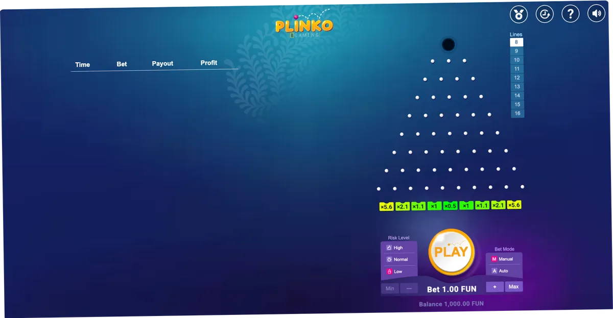 Plinko demo free play