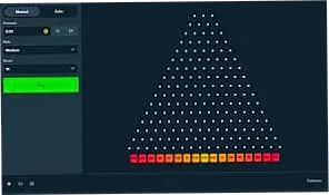 Plinko Spribe game screen